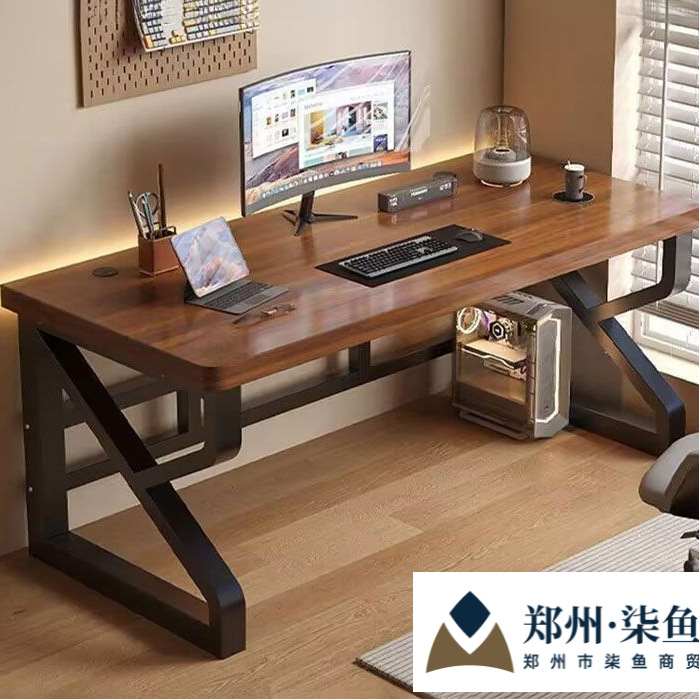 Solid Wood Computer Desk Desktop Home Bedroom Desk Study Desk Office Desk Student Small Apartment E-Sports Simple Table