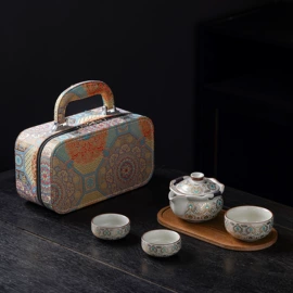 茶具套装;旅行茶具;陶瓷杯