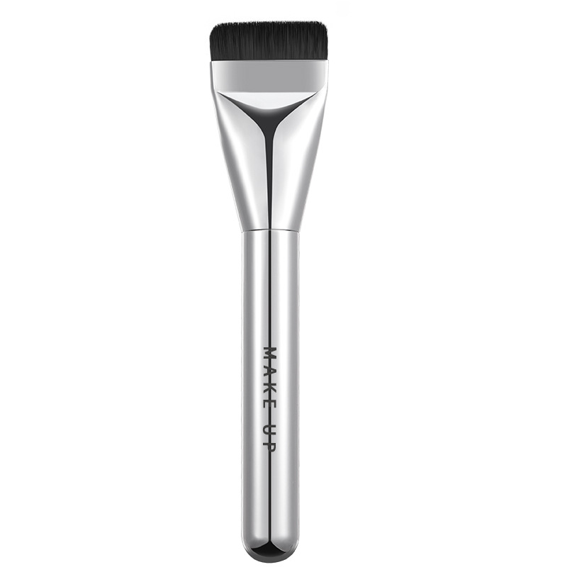 GECOMO cepillo de base de cabeza plana de una línea cepillo de herramientas de maquillaje ligero cepillo de máscara ensanchado cepillo de maquillaje base cepillo de maquillaje