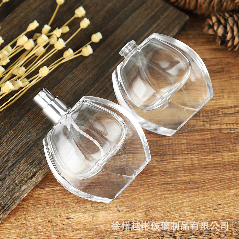 现货新款30ml卡口圆水滴瓶厚底香水瓶精油瓶喷雾瓶高档玻璃香薰瓶