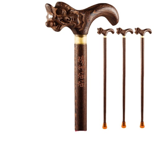 Wooden crutches for the elderly, non-slip, crutches for the elderly, wooden faucet crutches, solid wood crutches, eight sticks