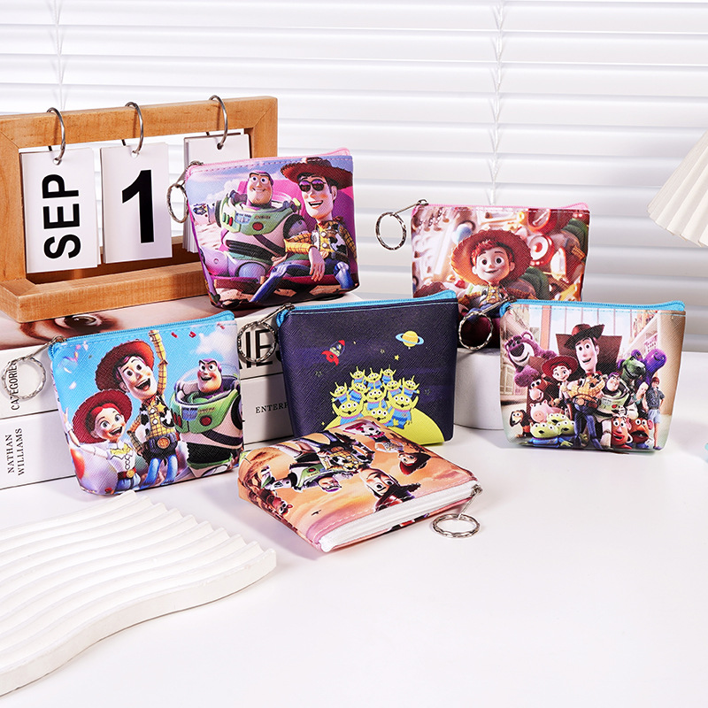 Cross-Border New Cute Cartoon Bag Coin Purse Simple Wallet for Male and Female Students Portable Storage Bag Direct Supply from the Manufacturer