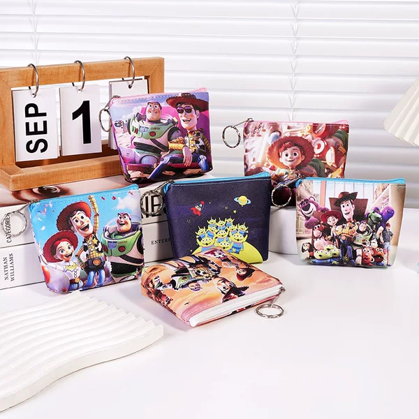 Cross-Border New Cute Cartoon Bag Coin Purse Simple Wallet for Male and Female Students Portable Storage Bag Direct Supply from the Manufacturer