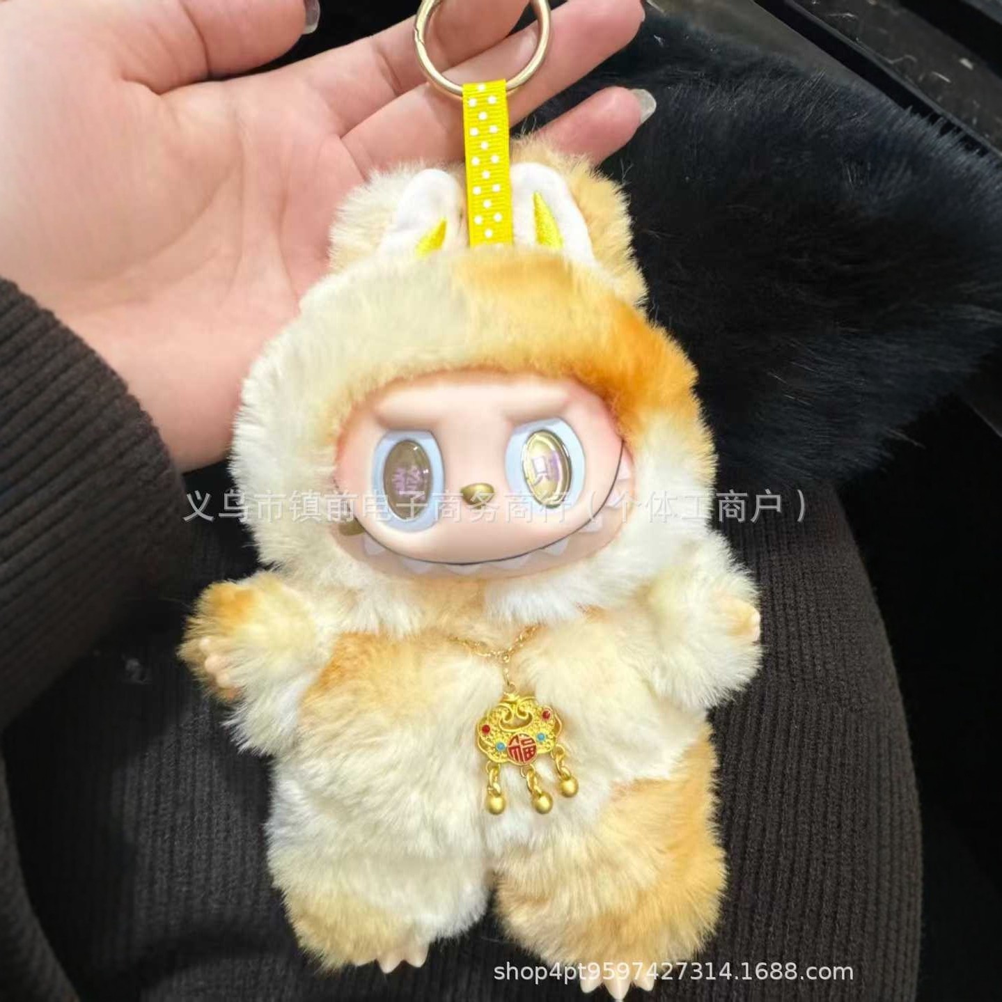 2026新款现货超可爱发财版改娃搪胶挂件公仔毛绒玩具惊喜礼物批发