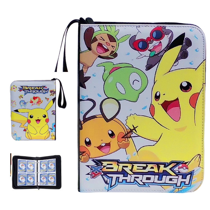 FUENTE fabricante en stock suministro baokemeng juego tarjeta colección libro Magic Baby Tarjeta de cremallera libro de almacenamiento