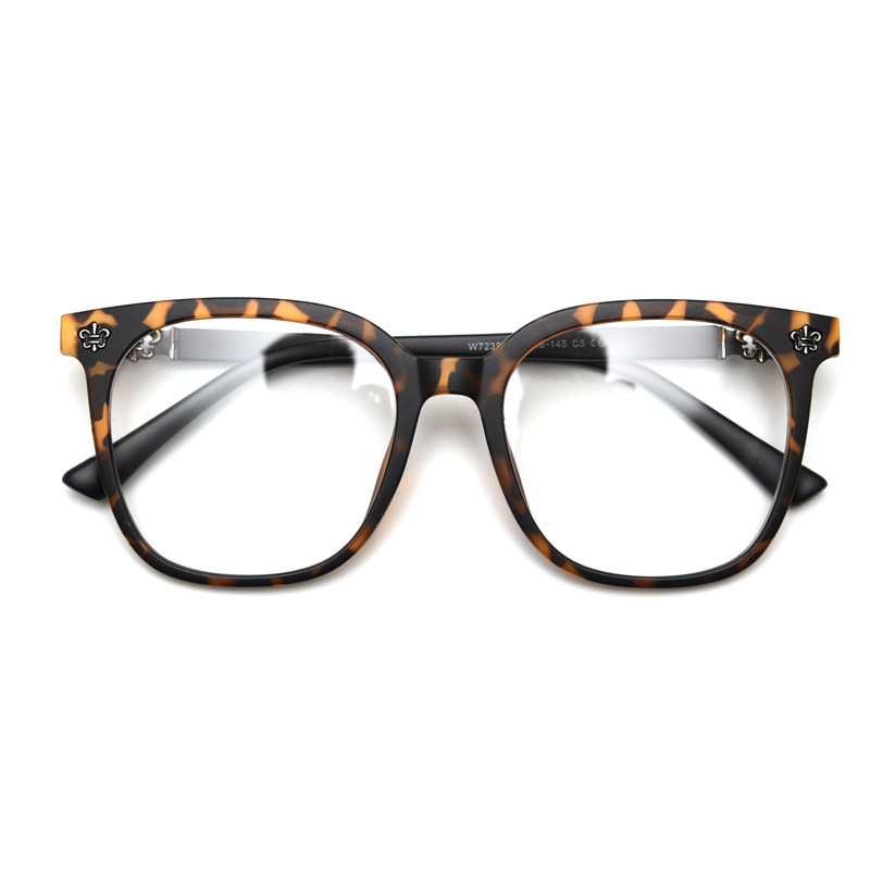 TR90 Korrektionsbrillen mit großem Rahmen für Damen und Herren im trendigen Retro-Stil, auch ohne Sehstärke erhältlich_voghion.com