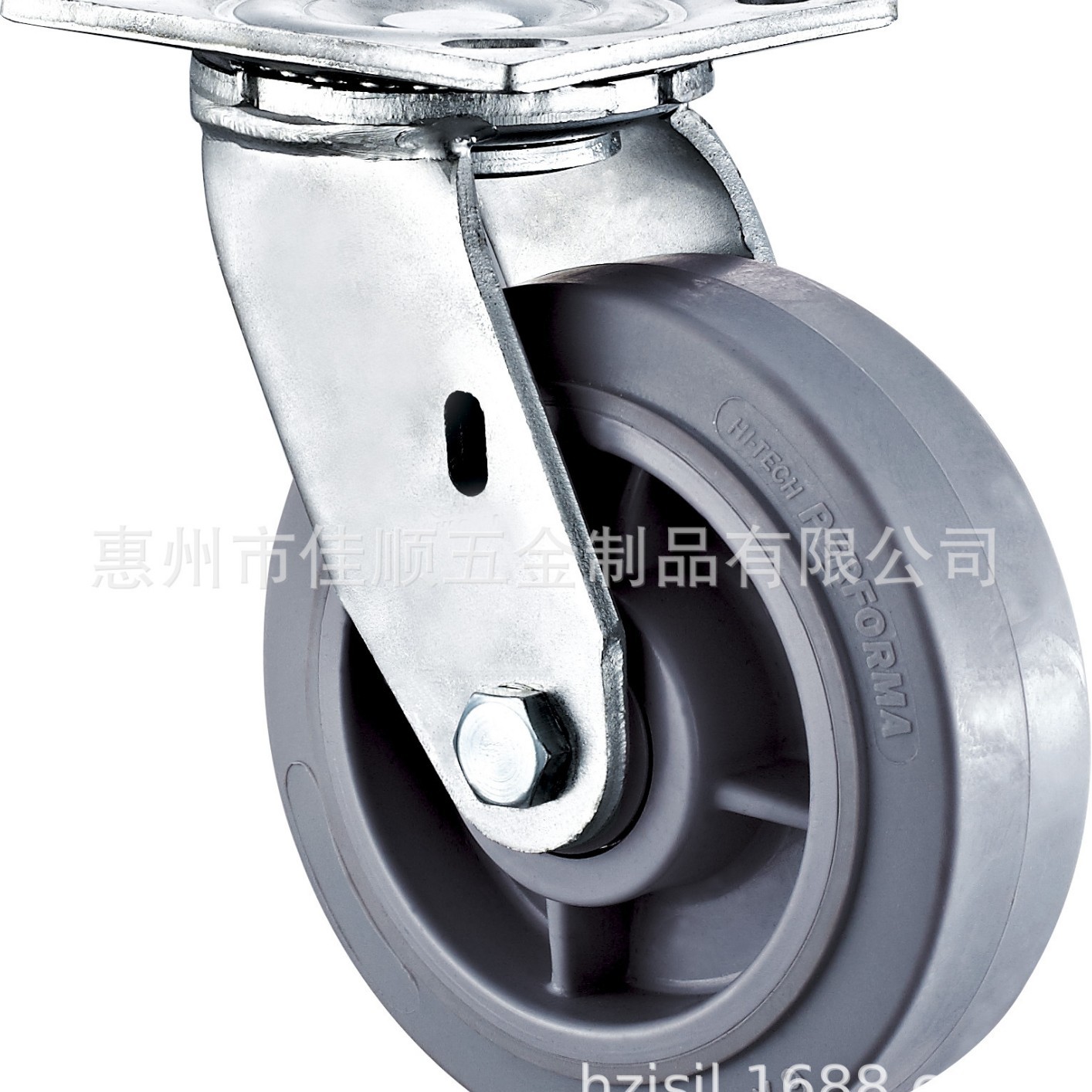 供应重型超级人造胶轮 平边TPR脚轮 静音脚轮 4寸5寸6寸8寸TPR轮