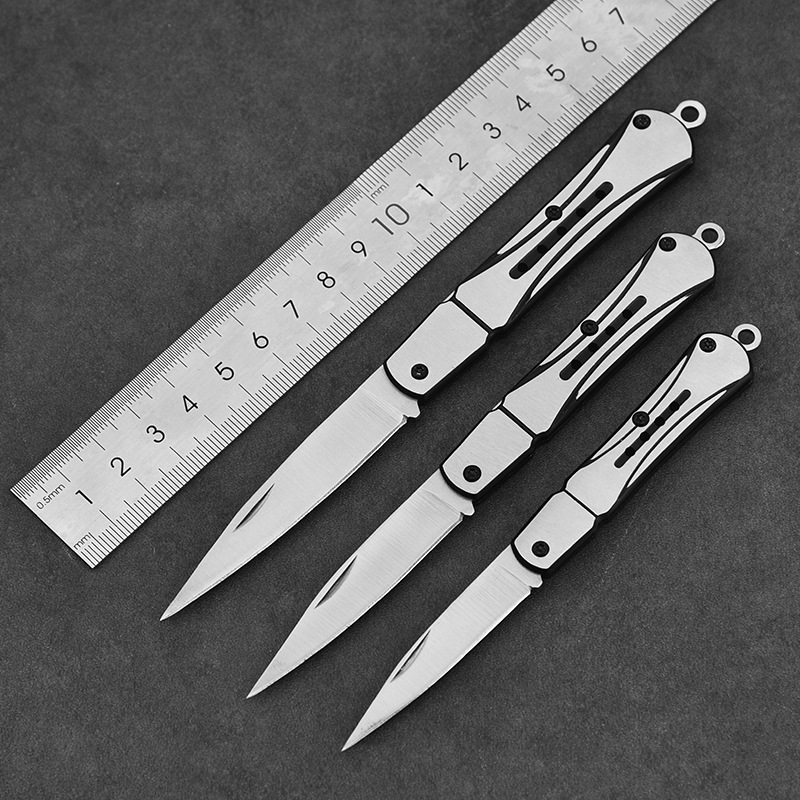 厂家批发户外迷你小刀便捷户外野营求生折叠多功能露营折叠水果刀