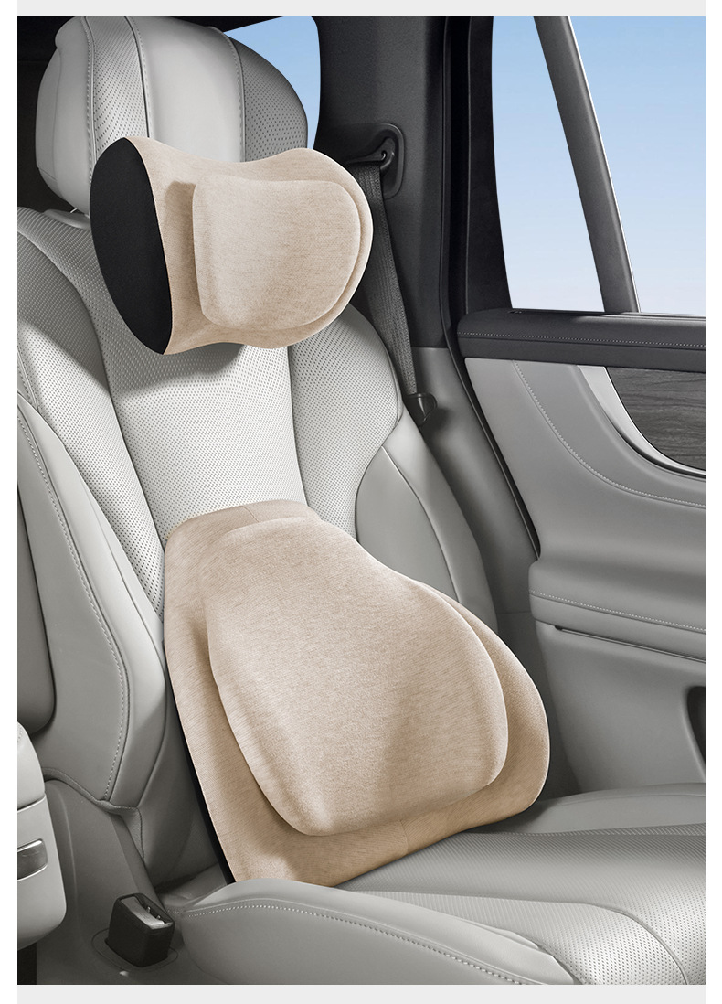 Special car headrest lumbar support factory wholesale car memory foam cushion lumbar cushion backrest lumbar pillow car neck pillow