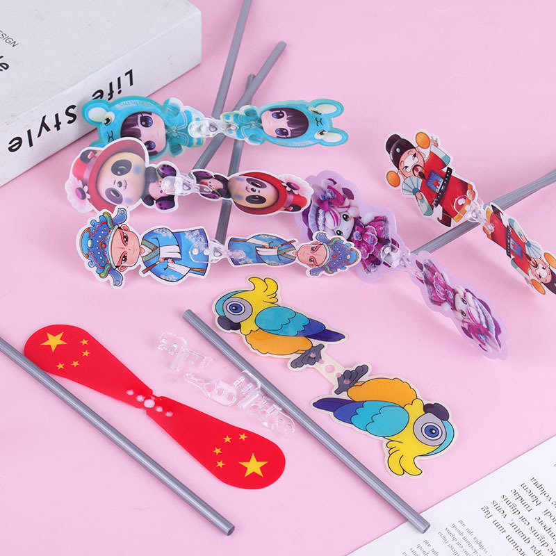 Nueva libélula de bambú voladora hecha a mano bricolaje nostálgica hada voladora material de producción para niños jardín de infantes creatividad al aire libre