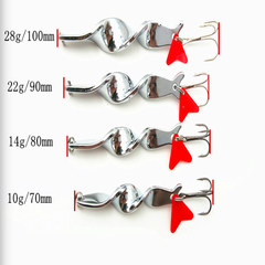 旋轉王 路亞餌 路亞亮片速賣通外貿產品spoon 10g 14g 21g28g