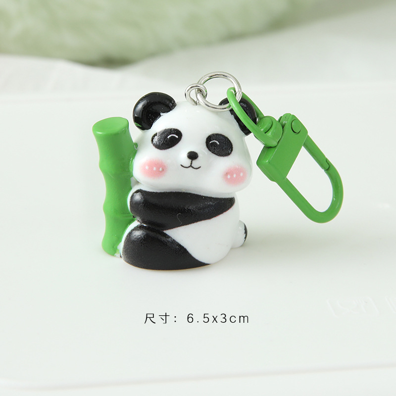 귀여운 판다 키링/대나무 판다
