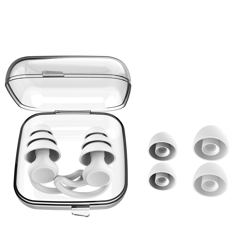Fábrica transfronteriza sueño tapones para los oídos insonorizados tapones para los oídos de reducción de ruido tapones para los oídos de natación tapones para los oídos silenciosos anti-ruido