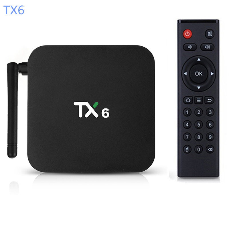 tx6机顶盒全志H616 4G+64GB Android9.0 蓝牙高清网络播放器tvbox