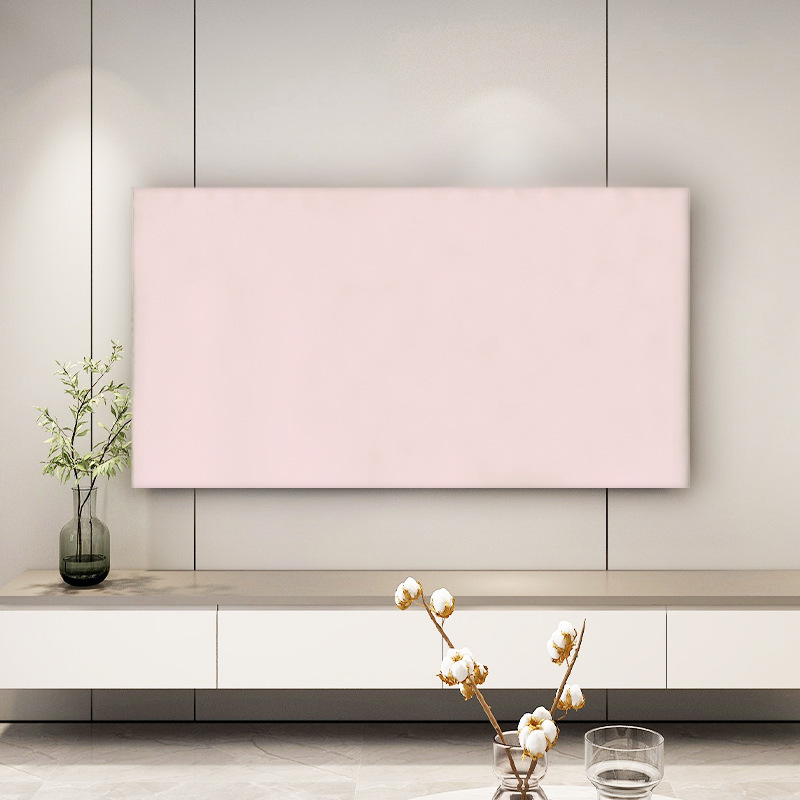 純色工業風テレビカバー無地高級感防塵カバー吊り式デスクトップ共通|undefined