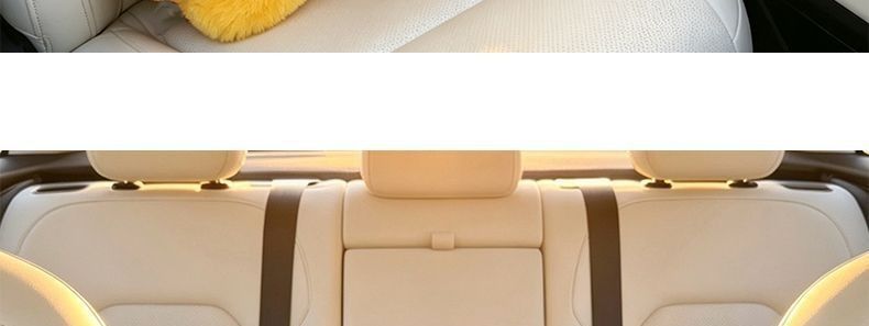 Headrest suitable for all seasons, same style lumbar support cushion, waist-protecting pillow, cartoon car seat cushion, cute car pillow