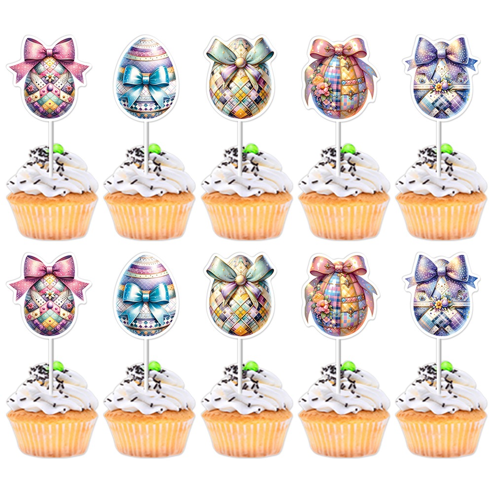 Nuevos productos europeos y estadounidenses huevo de Pascua conejo carnaval arco huevo de cumpleaños cupcake tarjetas