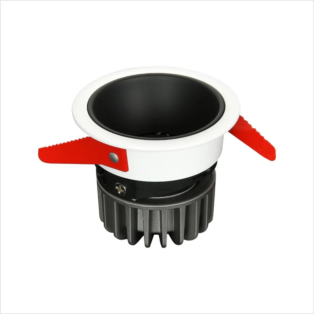 Lámpara de agujero de colina pequeña abertura de luz de techo de 75 mm95 mm 7W12W15W blanco de pantalla alta sin luz principal foco COB