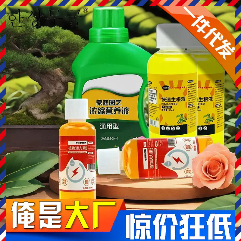 全植物生长液生根活力素植物浓缩花肥绿植缓释肥壮根营养液源头厂