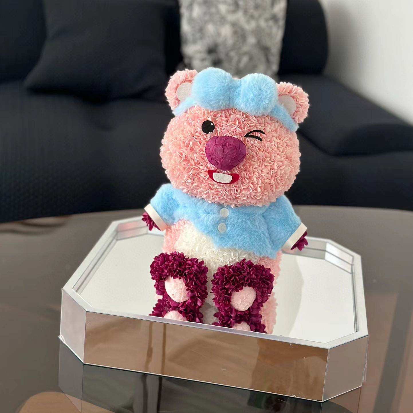 맞춤형 앉아있는 비버 (15 일 전에 예약)