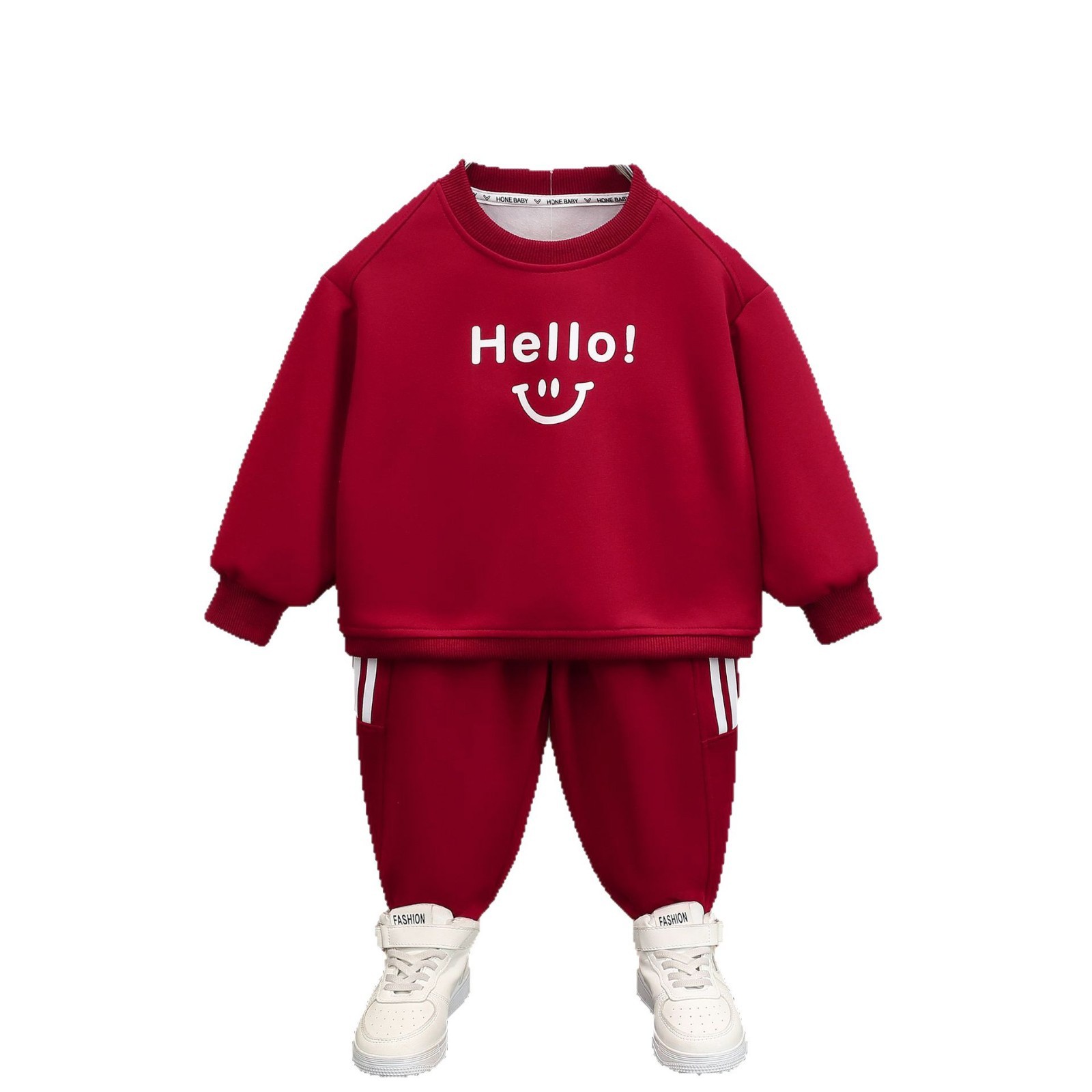 7075 traje para niños primavera para niños 2025 nuevo suéter para niños de dos piezas para niños ropa de primavera y otoño para niños