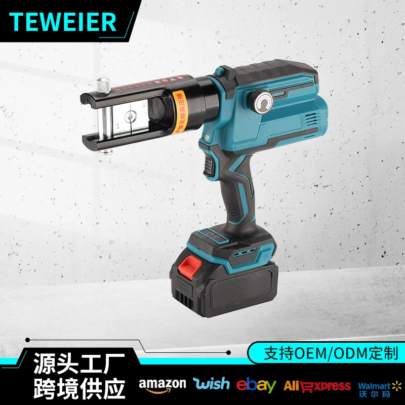 Трансграничные бесщеточные перезаряжаемые электрические гидравлические клещи, клещи для проводов с литиевым напряжением, тип 240, бытовые портативные обжимные клещи, оптовая продажа