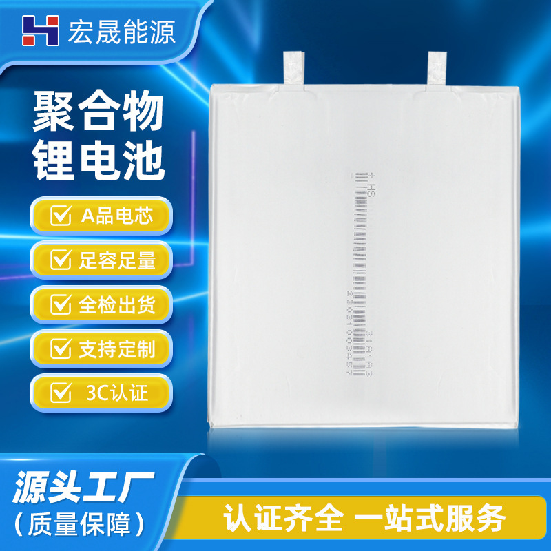 3mm Ultra-Thin Lithium Battery 30100100 3.8V Large Capacity 5000Mah Notebook Tablet Battery Cell