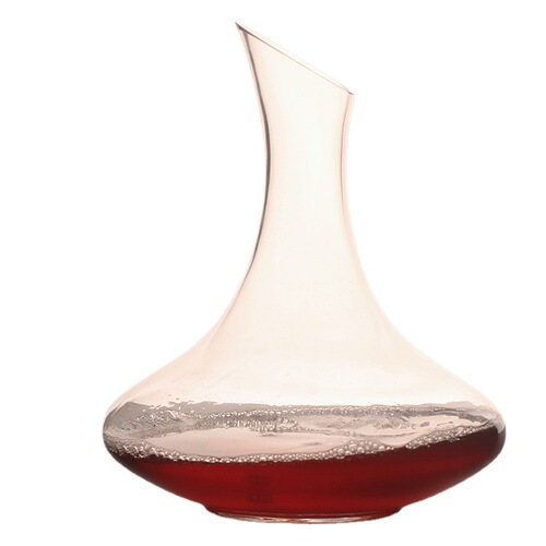 Glass decanter sloping mouth pot flat mouth pot sloping handle pot large belly pot cold cut decanter wholesale