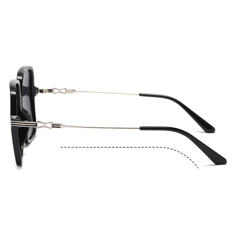 2022 nueva protección solar gafas de sol mujeres gafas de sol polarizadas TJ701 ultra ligero marco TR90 de dos colores arco gafas lisas