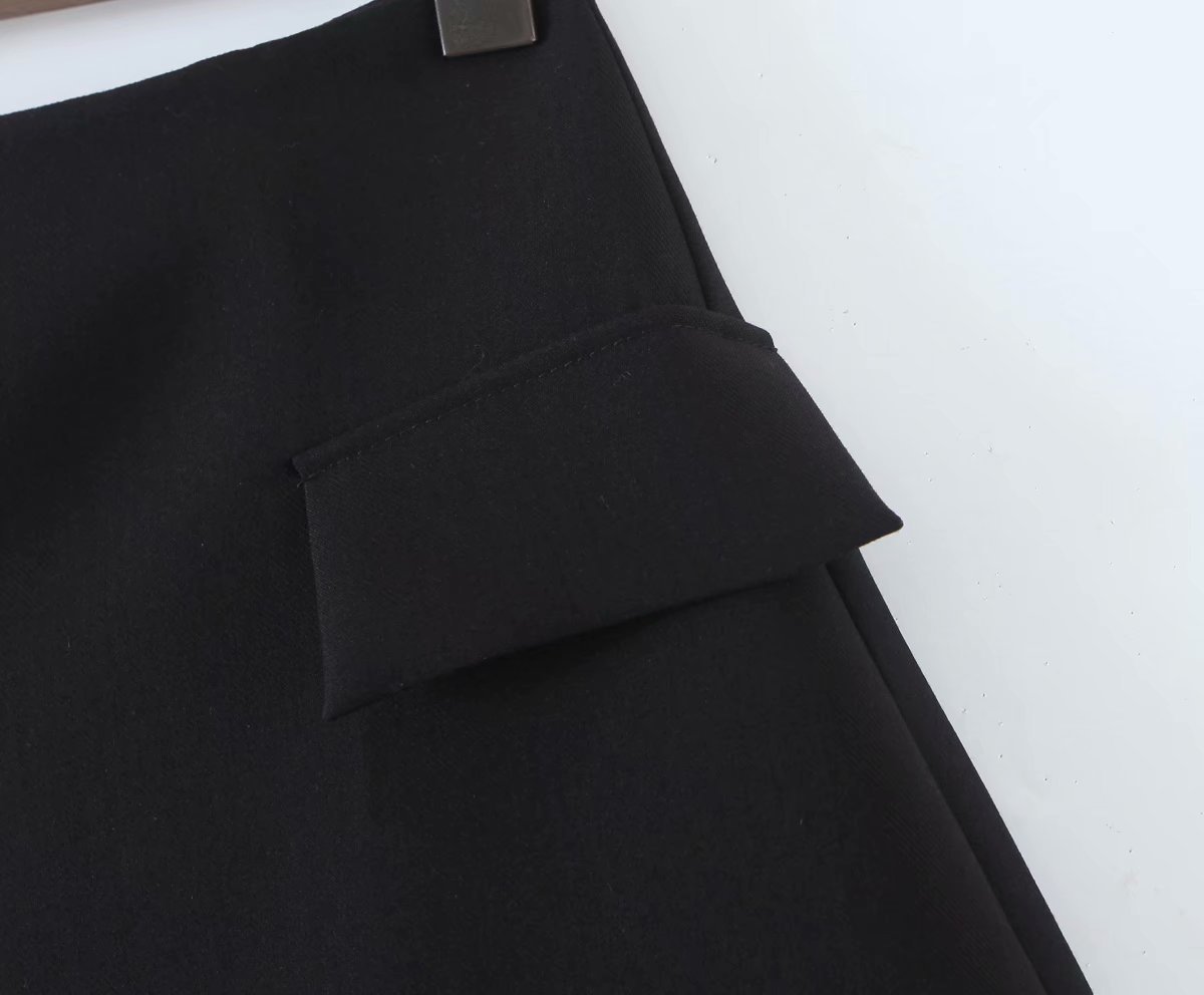 Women's Commute Solid Casual Short Suit High Waist Button Suit Jacket Skirt Suit 2pcs Sets