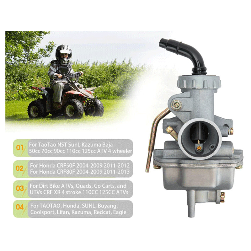 PZ20 carburador para TaotaoBaja 50cc 70cc 90cc 110cc 125cc