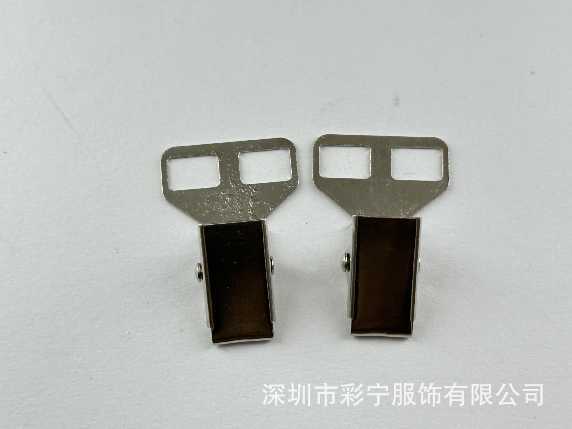 窗帘夹子 宽嘴夹子 凸形夹子扣 双孔拉力夹子 挂脖证件工作牌夹子
