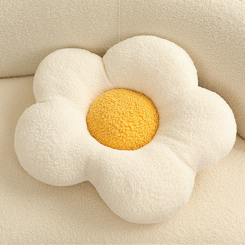 Nuevo estilo simple almohada de peluche floral almohada de peluche nudo donut almohada de cama almohada de cojín grande almohada al por mayor