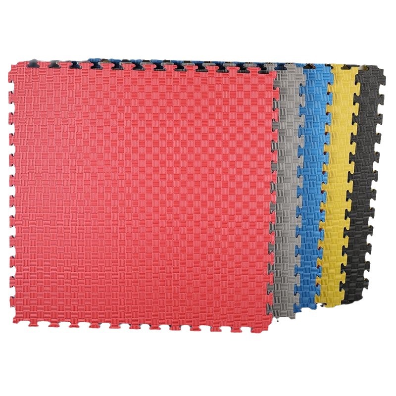 Taekwondo almohadilla de artes marciales Sanda estera de entrenamiento gruesa estera deportivo jardín de infantes 1m * 1m estera de espuma