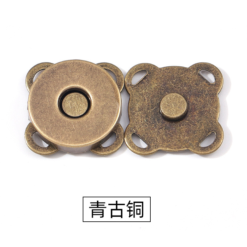 现货梅花磁吸扣手缝衣服外套包包DIY子母纽扣隐形金属磁铁扣批发|undefined