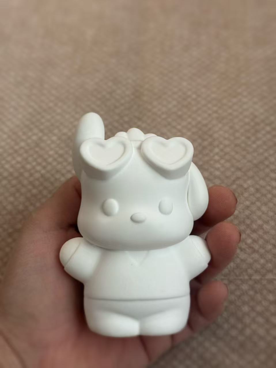 Frasco de Almacenamiento de Calabaza de Yeso en Blanco DIY para Pintar