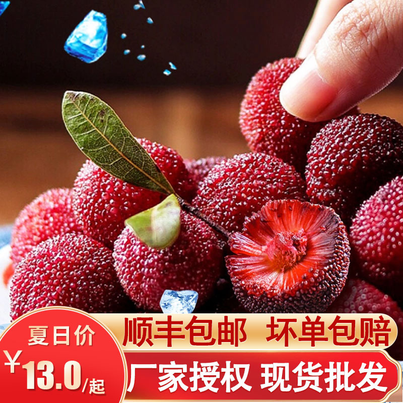 【顺丰发货】京德福冰镇杨梅500g/装冷冻速冻闽臻大杨梅休闲零食