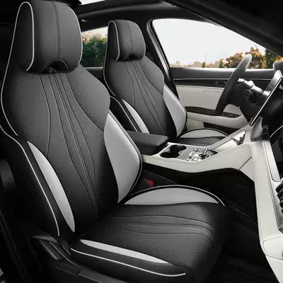 2025 Byd Song Plus Seat Cover All-Inclusive Dmi/Ev Intelligent Driving Version Seat Cover Special Car Seat Cushion for All Seasons (Modelə uyğun (Original) oturacaq örtükləri) - black-gray-standard-edition-remarks-model-year-rear-half-package