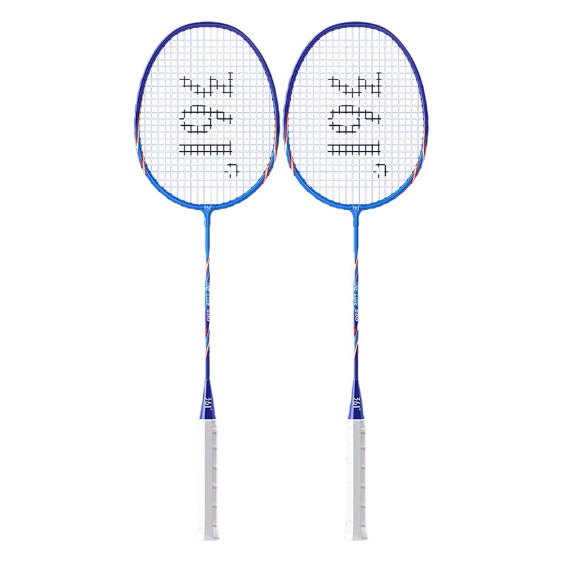 361 ° badminton racket 500 series double racket durable student Adult attack ultra light male and female beginner suit