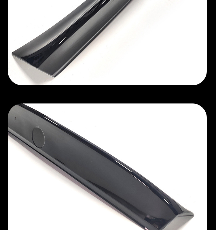Suitable for BMW 3 series tail E46 four-door change CSL bright black sports tail carbon pattern rear spoiler wing