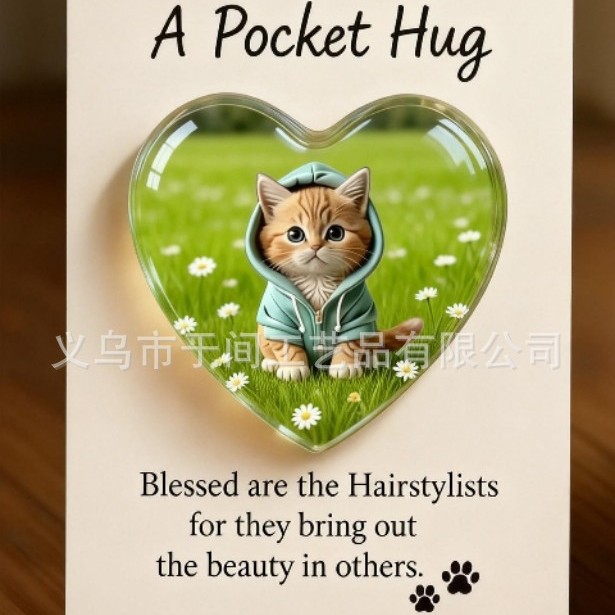 Colgante transfronterizo nuevo colibríes amor animal acrílico regalos de regalo de día de la enfermera regalos de día de San Valentín regalos 2D