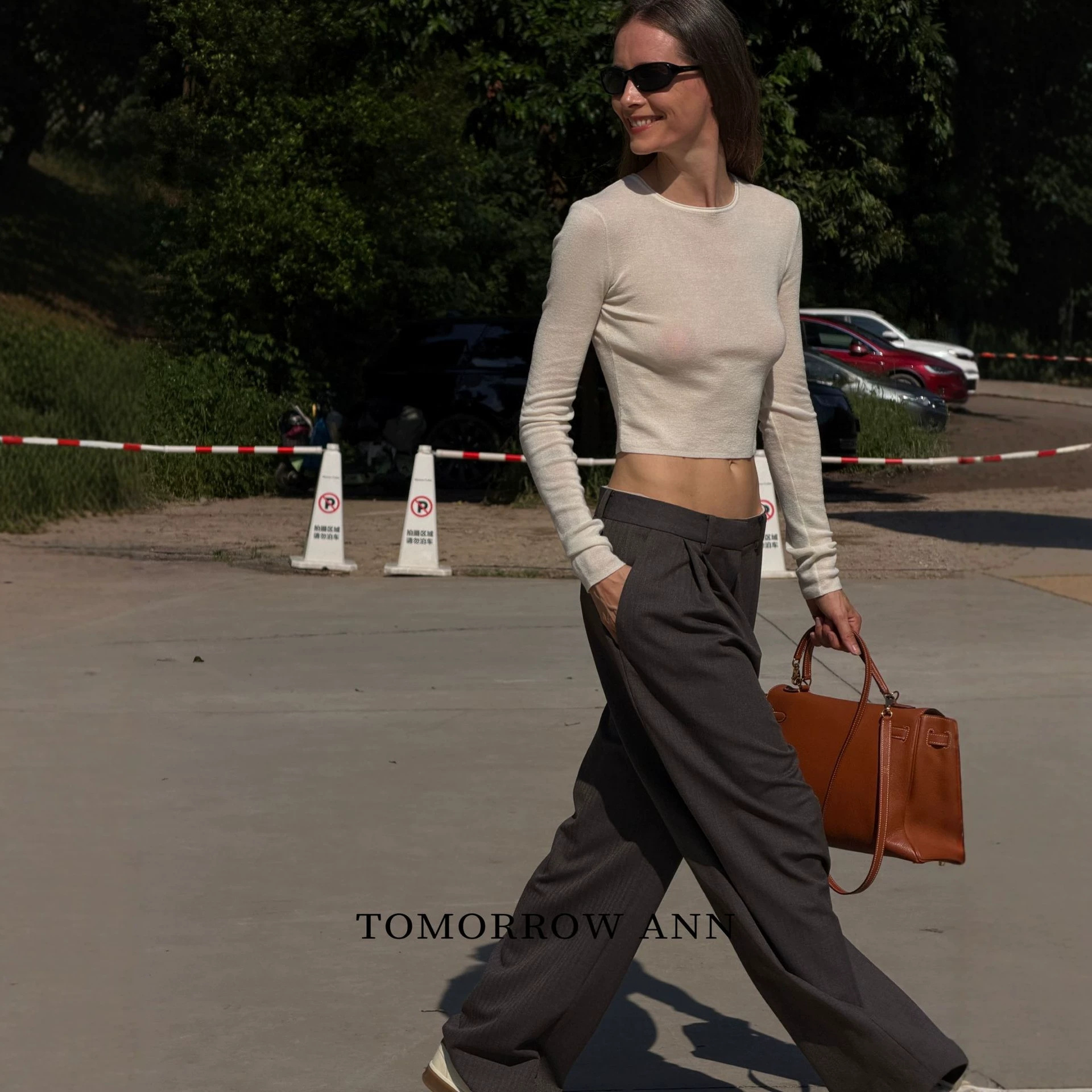 Autumn Hot Item TOMORROWANN Silk Wool Short-Sleeve Long-Sleeve Base Layer, Slimming Knit Inner Layer 13328