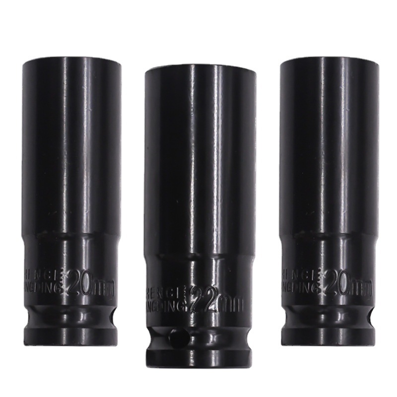 Llave eléctrica manga hexagonal alargada cabeza de manga cañón de aire gran llave de vuelo tornillo tuerca marco 8 - 34mm