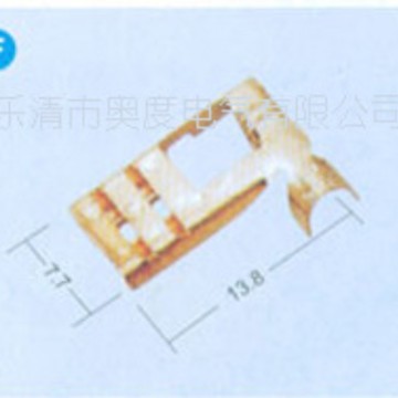 专业供应DJ6211-D6.3A，6.3弯头，连绕端子
