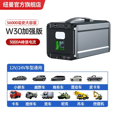 Power Supply, Strong Start for: Car on the line of fire - newly-launched-w30-12v24v-universal-model-56000-mah