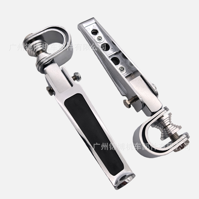 Suitable for Harley, Suzuki, Honda motorcycles, foldable engine crash bars, foot pegs, and mounting footrests
