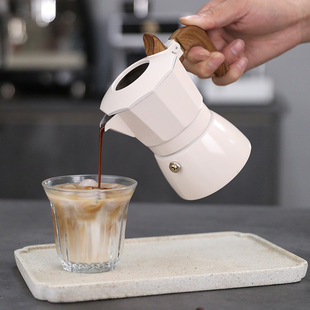 Double Valve Moka Pot Set Italian Coffee Making Utensil Gift Box Hand Grinder Coffee Machine Italian Coffee Pot Set