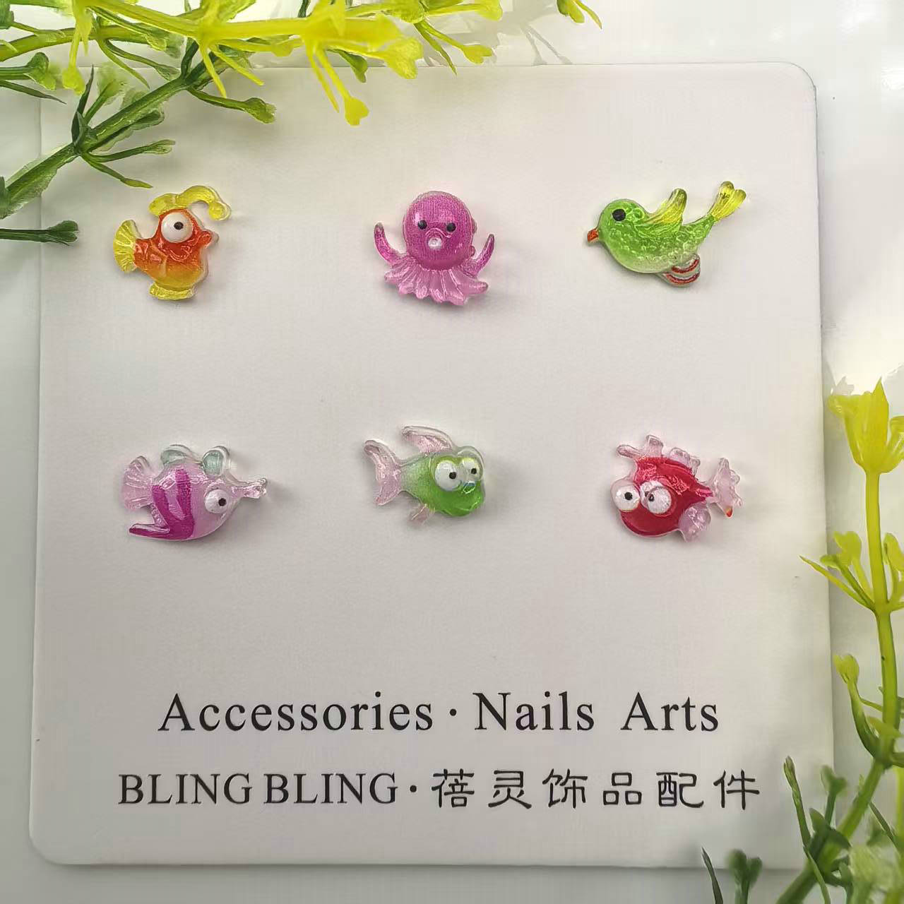 夜光海洋生物动物美甲饰品饰品配件批发_06.jpg