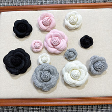素琦精致迷你山茶花胸花别针女防走光小香法式高级感领针小胸针