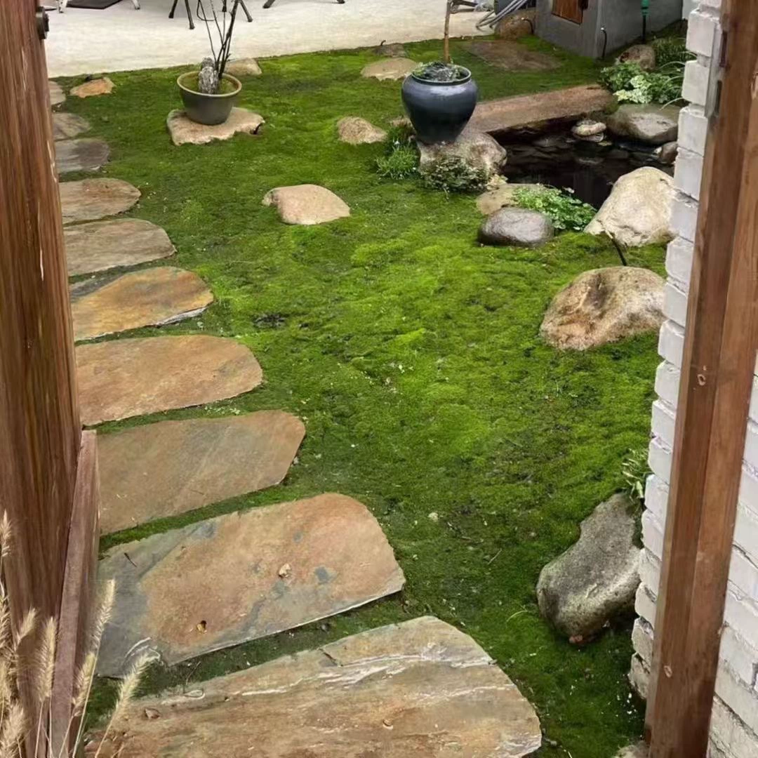 Натуральный синий сланцовый Ржавый цвет Тинбу Каменный сад Ретро ступенчатый каменный двор мощение напольная плитка газон нескользящая ступенька